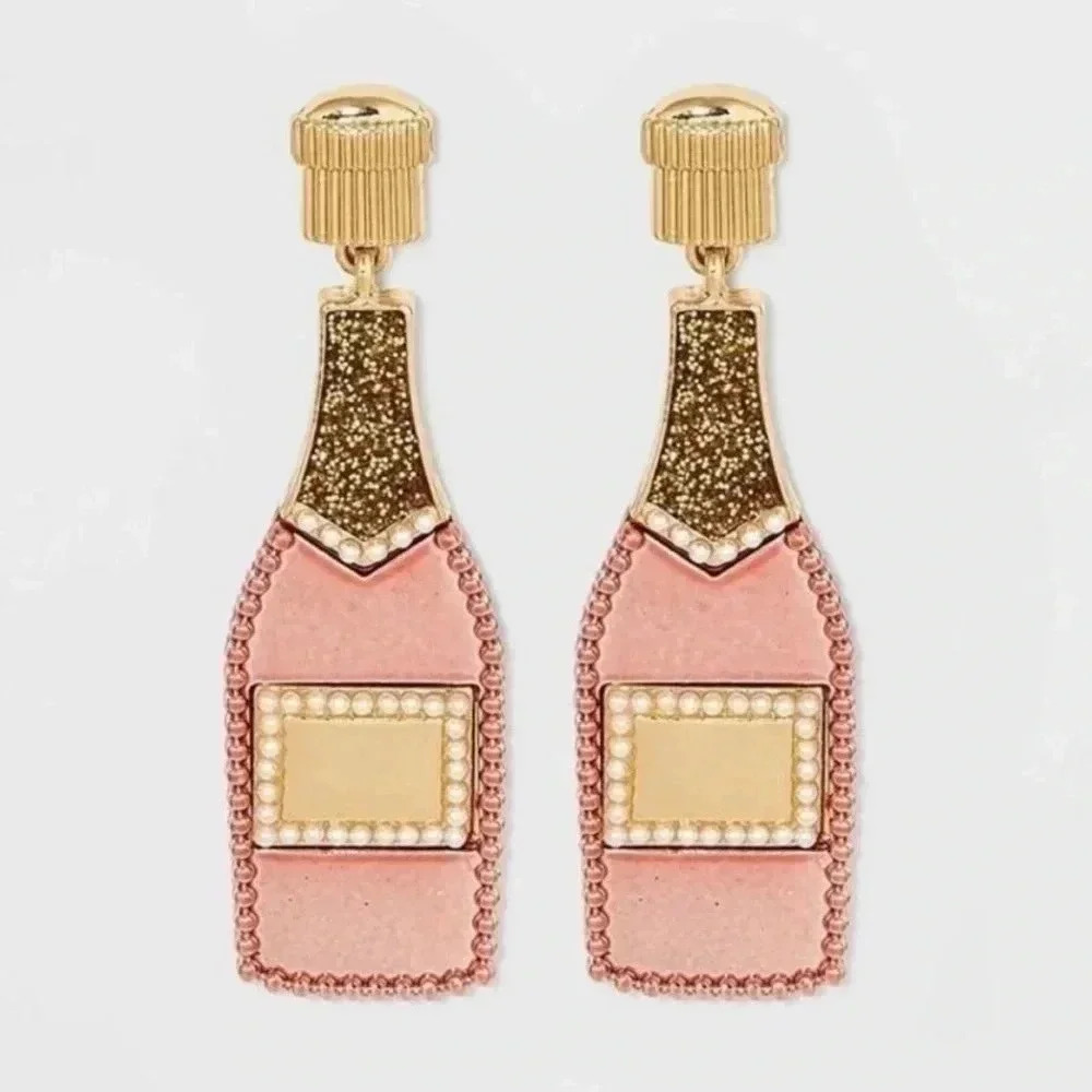 NEW  BAUBLEBAR PINK CHAMPAGNE
EARRINGS